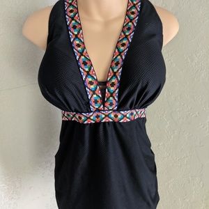 Cacique tankini swim top